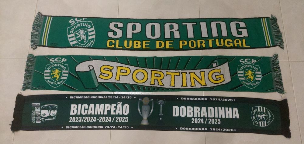 3 bufandas do sporting