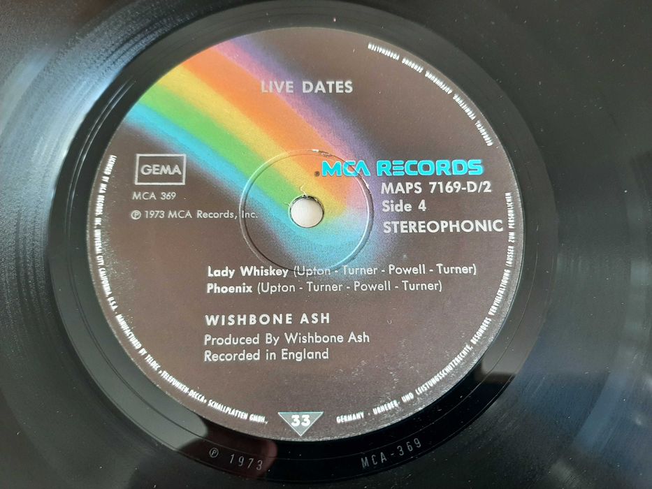 Wishbone Ash - Live Dates - Germany - 2 x Vinil LP