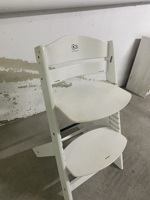 Cadeira de Refeição KINDERKRAFT branca (49x43x73 cm - até 35 kg)