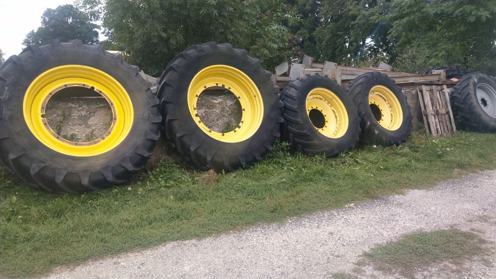Koła do międzyrzędzi John Deere 7230 R 7210 7730 7830 7930 7720 7820 7920 520/85R46 Michelin 540/65R34