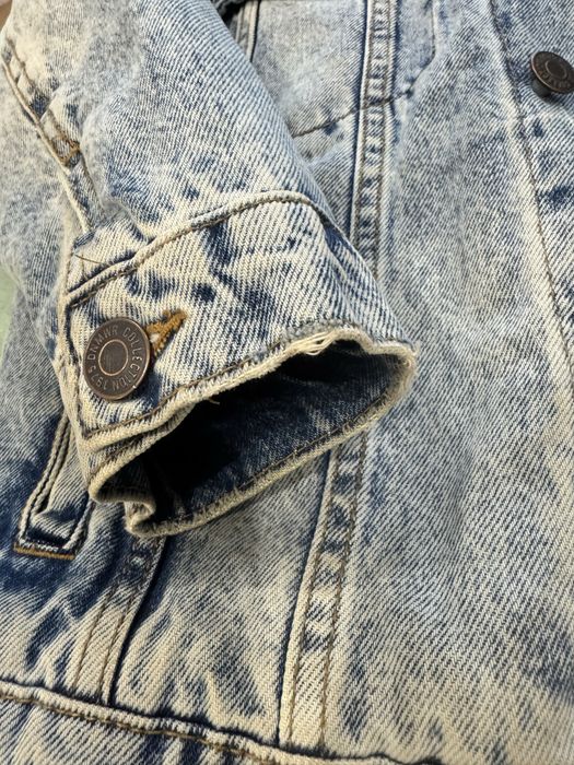Джинсова куртка з хутром Zara 128 зріст