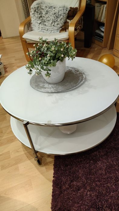 Stolik szklany z Ikei