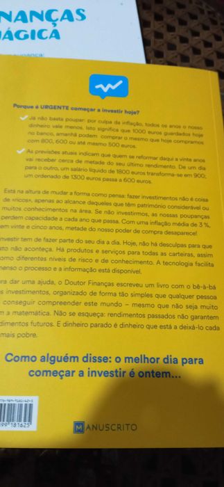 3 Livros do doutor finanças de Sara Antunes