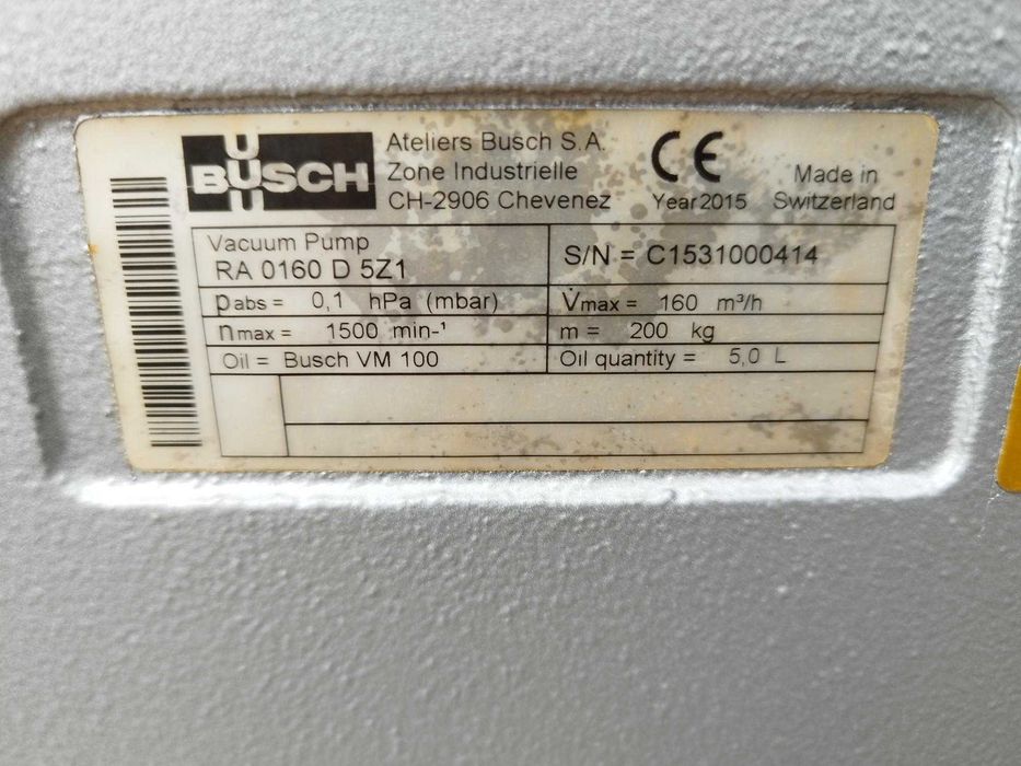 Pompa Próżniowa Busch RA 0160 D