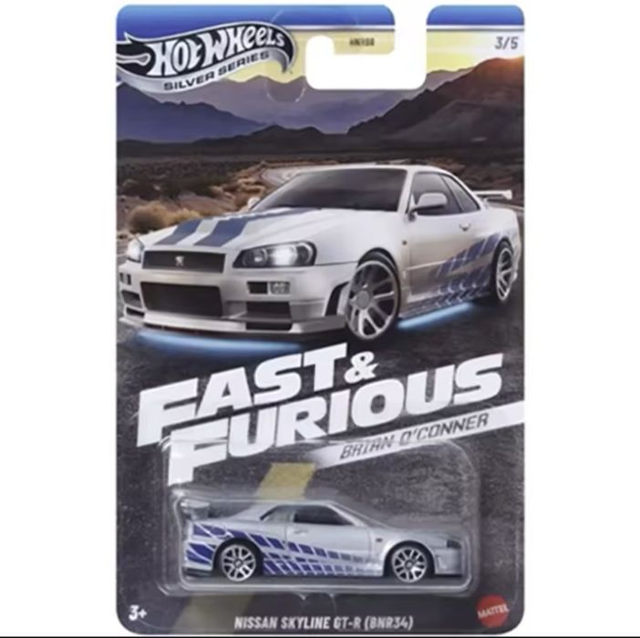 Hot Wheels Fast & Furious — Nissan Skyline GT-R (BNR34)