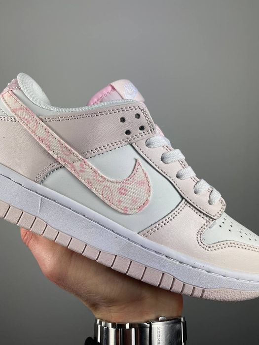 Кросівки Кроссовки Nike Dunk Low Essential Paisley Pack Pink Розовый Кросовки повсякденні