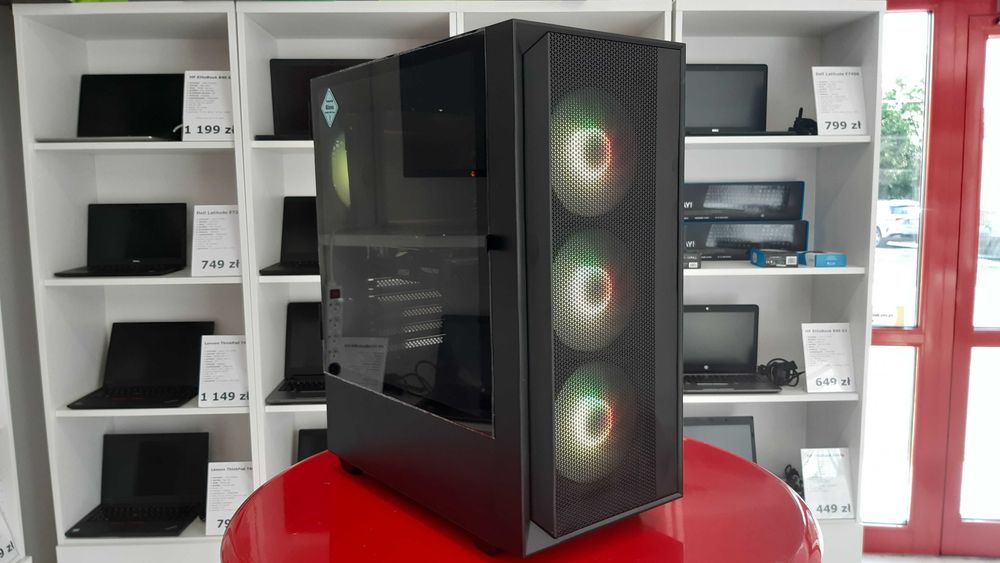 NOWY Komputer Gamingowy Ryzen 7-5700x/32GB/1000SSD RTX 5060 Win11 RATY
