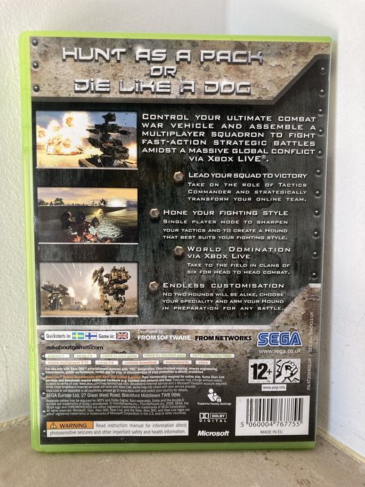 Chrome Hounds XBox360 SEGA From Software