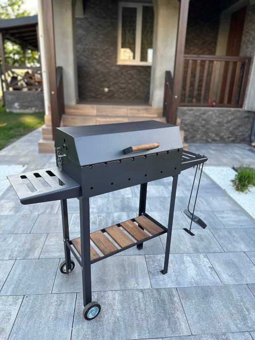Мангал з кришкою!Мангал раскладной!Мангал на колесах!Мангал для дачи!