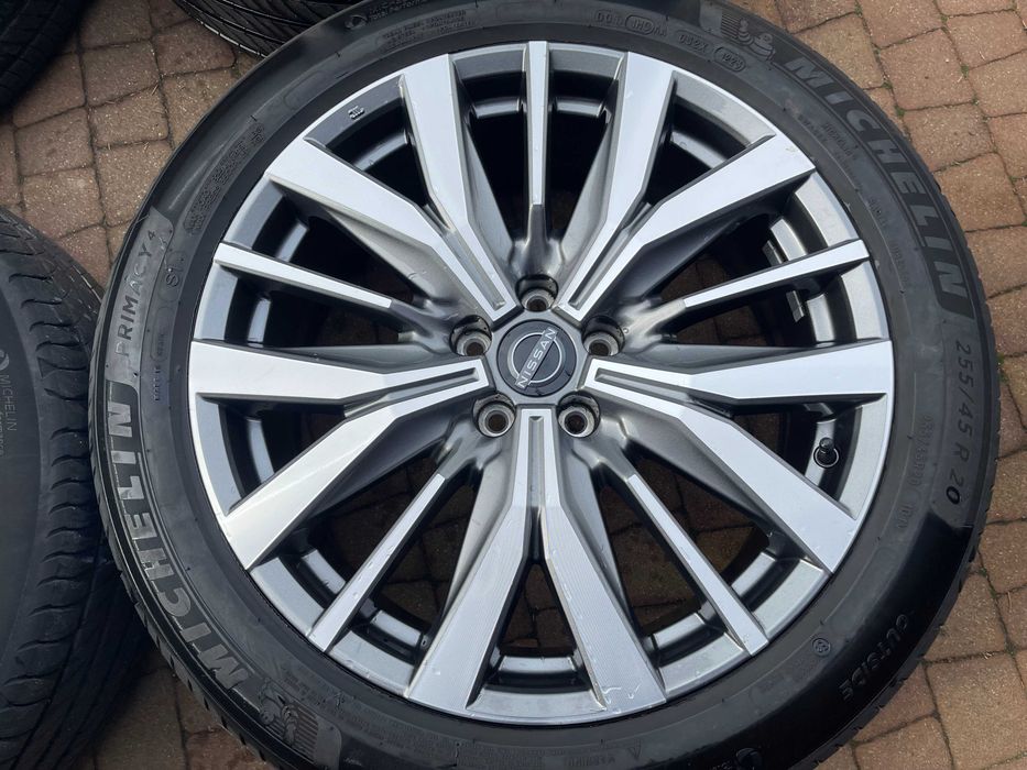 3975. Koła letnie oryginalne Nissan X-trail 5x114.3 255/45/20 2023r