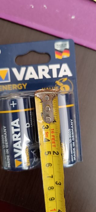 Pilhas Varta D "grandes"