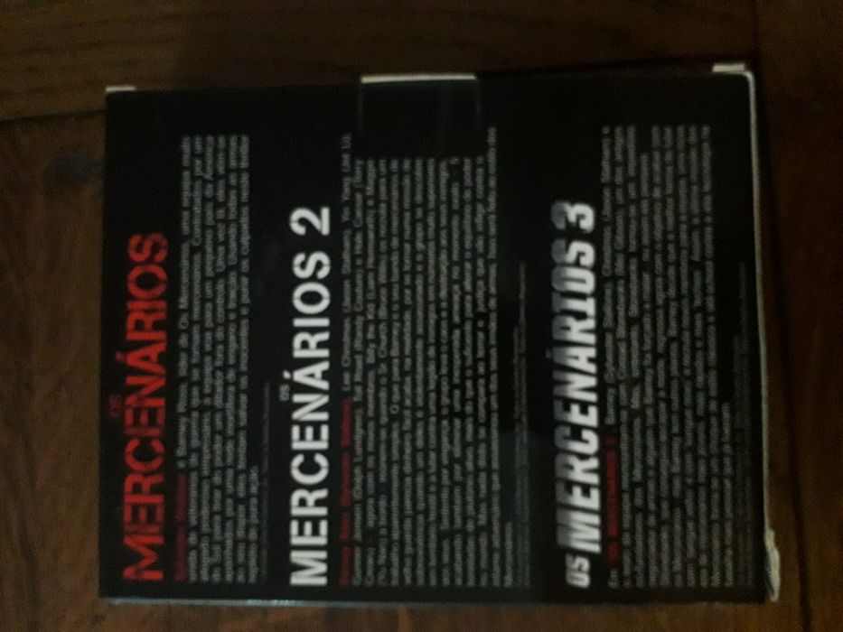 Trilogia os mercenários blu-ray