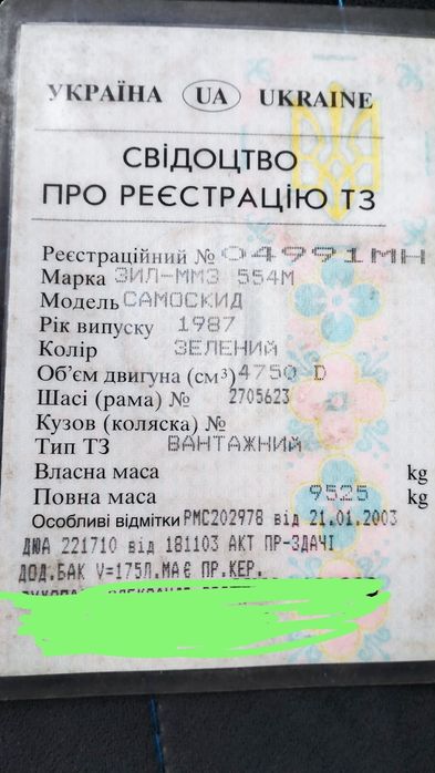 Продам ЗИЛ самоскид