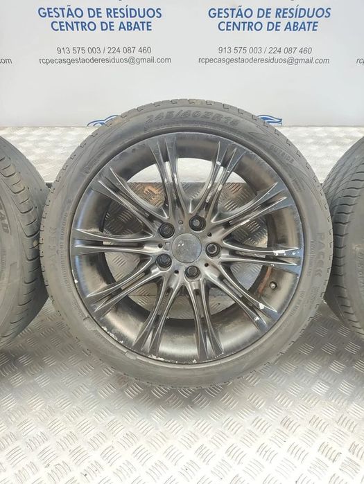 Conjunto Jantes Originais 18 BMW Serie 5 E60 E61 LCI 8J ET20 5x120