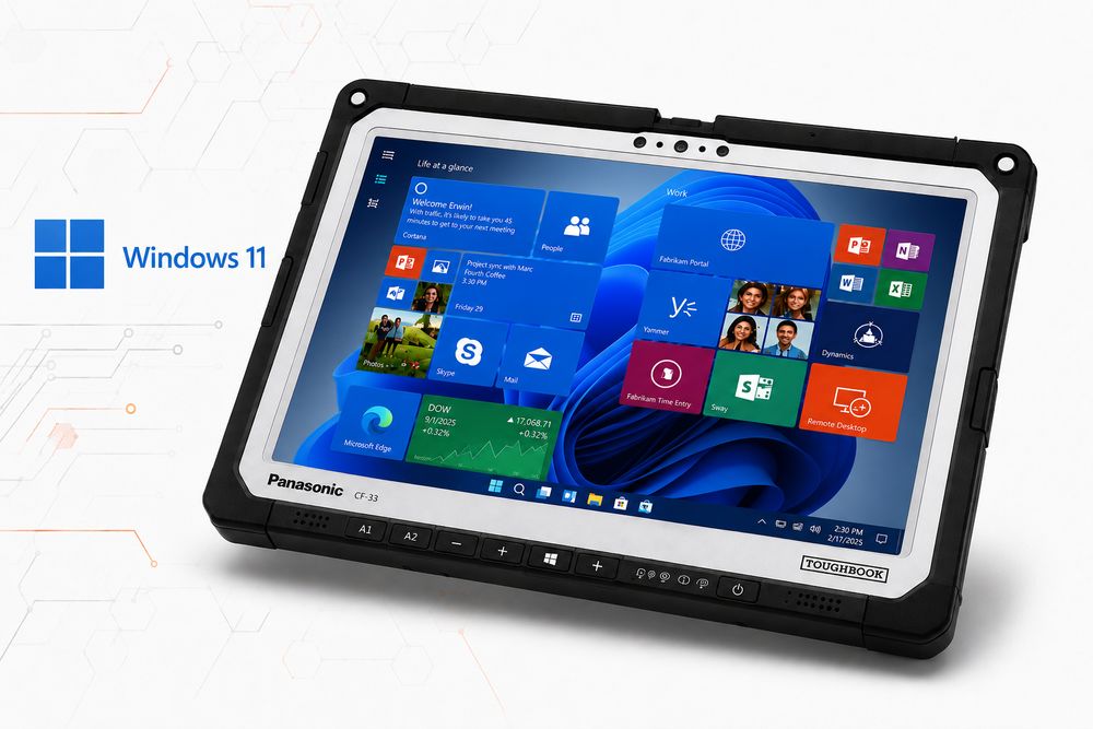 12" + WIN11 Tablet Panasonic CF-33 i5-7gen 8/256 SSD do Warsztatu + 2x BAT