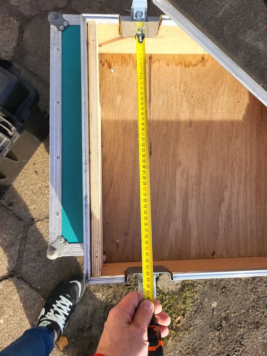 49x44x38 nakładka skrzynia Walizka case flightcase, kejs FAKTURA