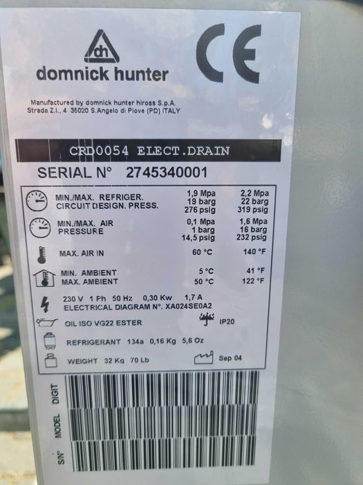 Osuszacz ziębniczy Dominick Hunter CRD0054