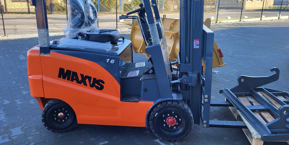 Refundacja 50% NOWY Elektryczny wózek widłowy MAXUS 1600 kg