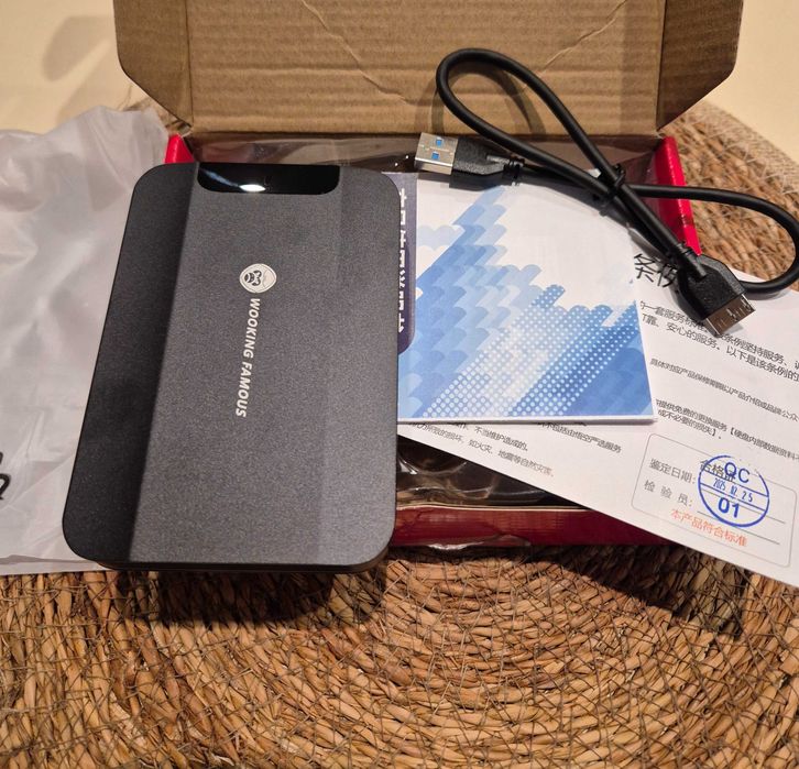 Портативний жорсткий диск 500ГБ | Для ноутбука, ПК, PS4/PS5 | USB 3.0.