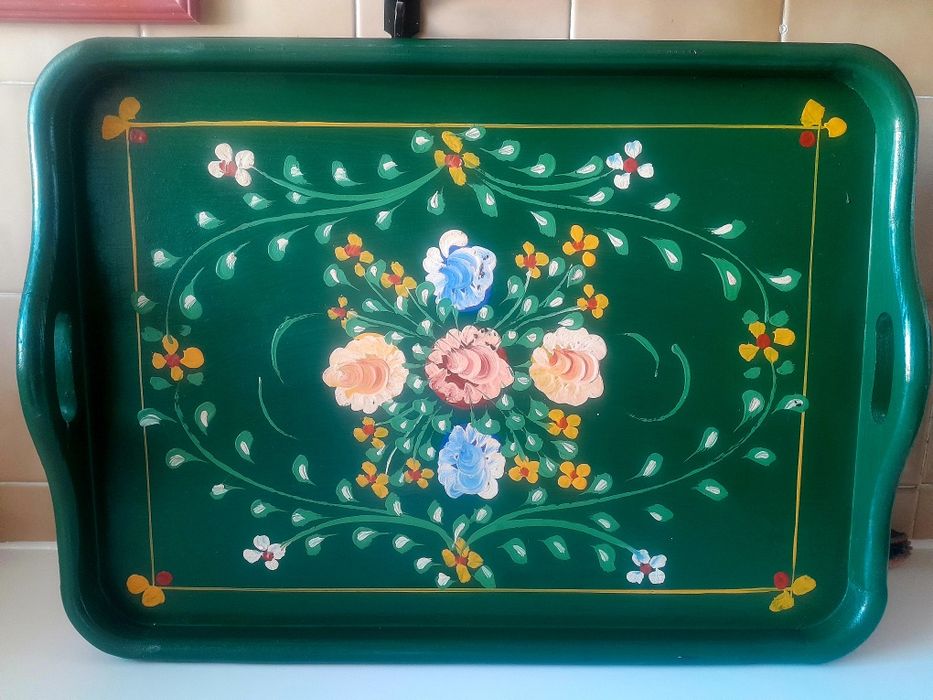 Tabuleiro Alentejano pintado mão