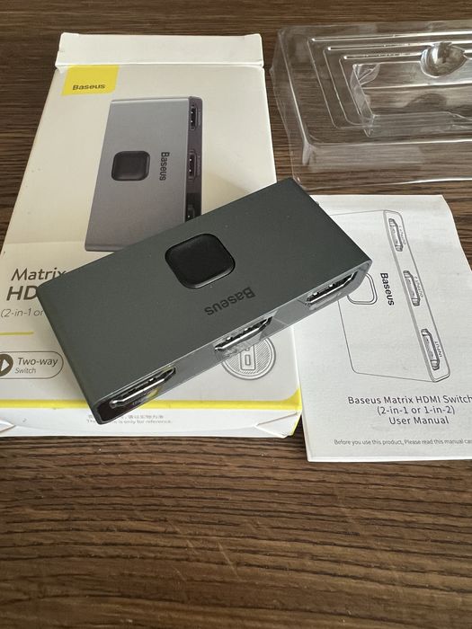 Baseus HDMI Switcher (перемикач HDMI світч)