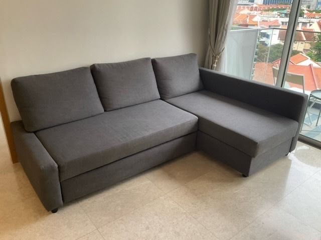 IKEA FRIHETEN – sofa narożna z funkcją spania – super stan