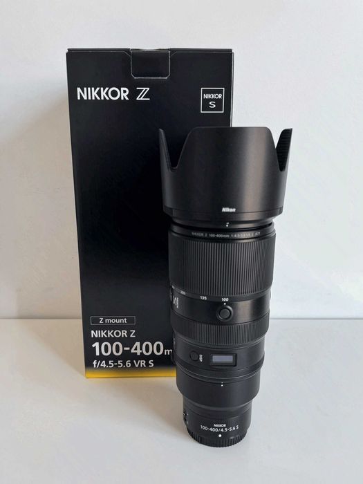 Nikon Nikkor Z 100-400mm f/4.5-5.6 VR S - gwarancja 5 lat, stan ideał