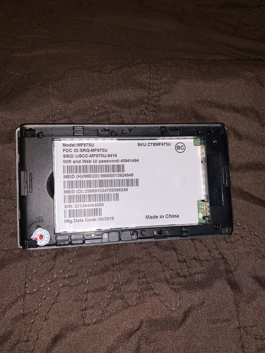 3G WiFi роутер ZTE MF975u Интертелеком