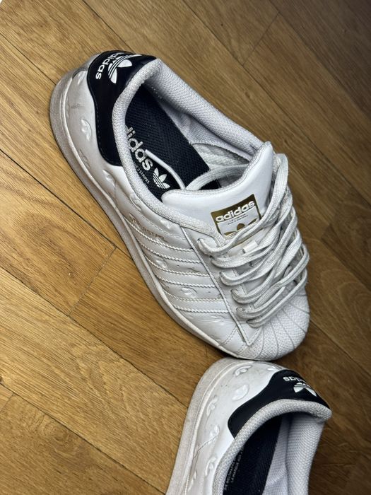 Buty adidas superstar skórzane białe rozmiar 39 1/3