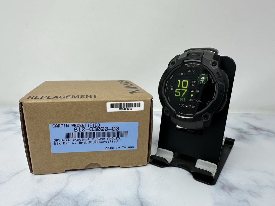 Garmin Instinct 3 AMOLED 50mm Новий Garmin Recertified Replacement