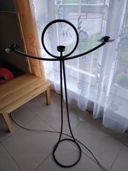 Świecznik metalowy