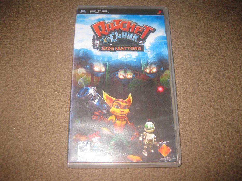 Jogo para a PSP "Ratchet & Clank: Size Matters" Completo!