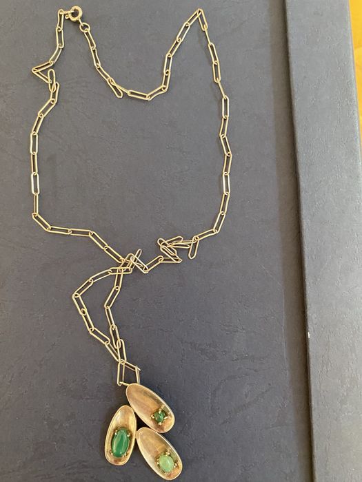 Srebrny wisior  60 cm