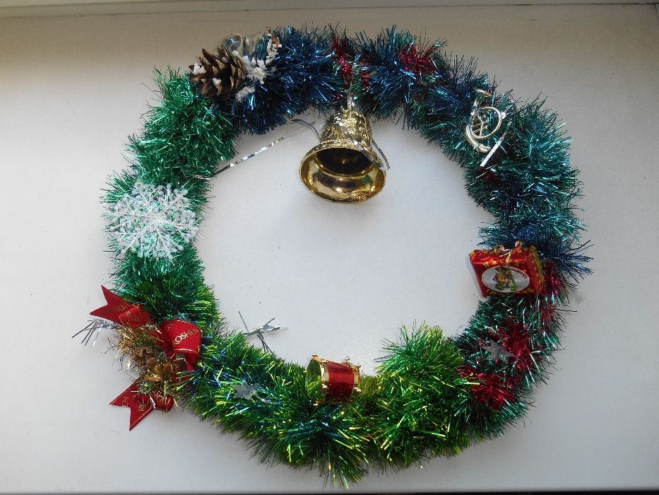 вінок новорічний різдвяний віночок прикраса