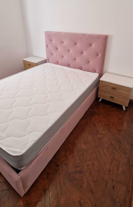 Camas de Casal Estofadas de Luxo 199€ Disp. em Várias Cores! 190x140m!