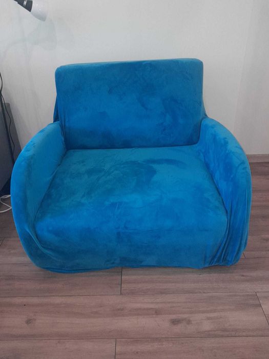sofa rozkładana Amerykanka z pokrowcem 1x2m DARMO