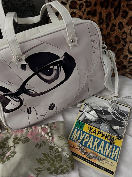 Аніме біла сумка y2k archive vintage