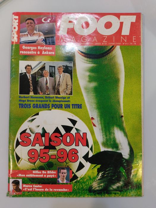 Revista liga Bélgica 1995/ 1996