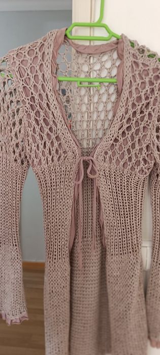 Casaco marca Ferrache rosa velho tamanho S. Usado