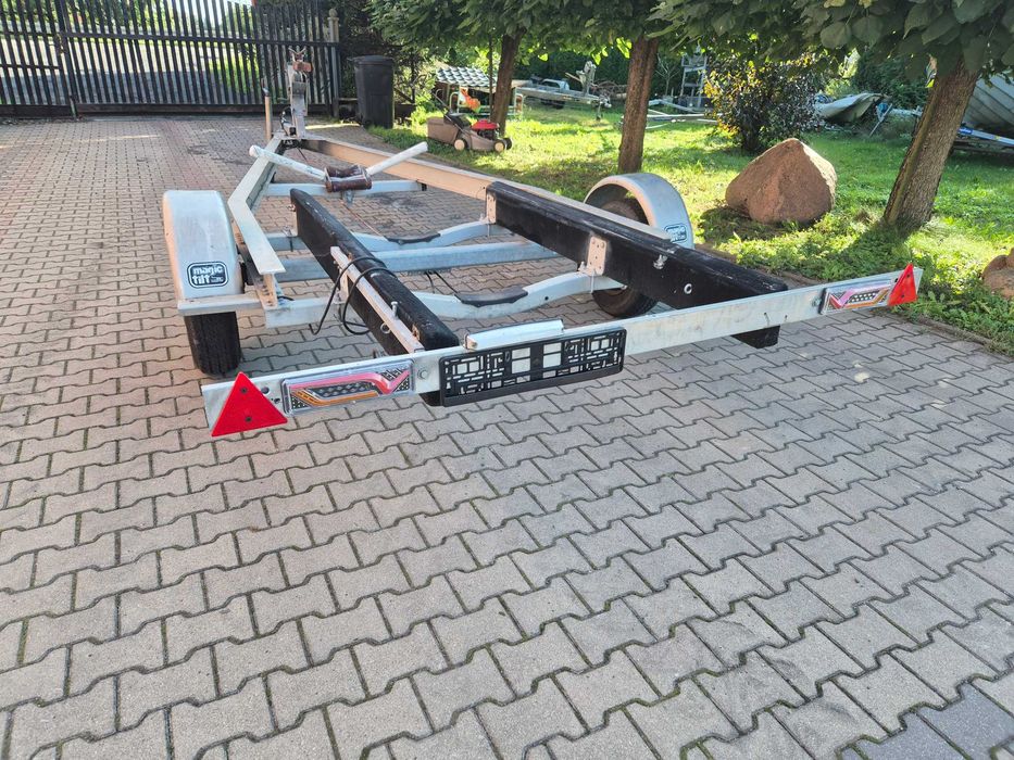 motorówka łodka przyczepa podłodziowa 1800 aluminiowa