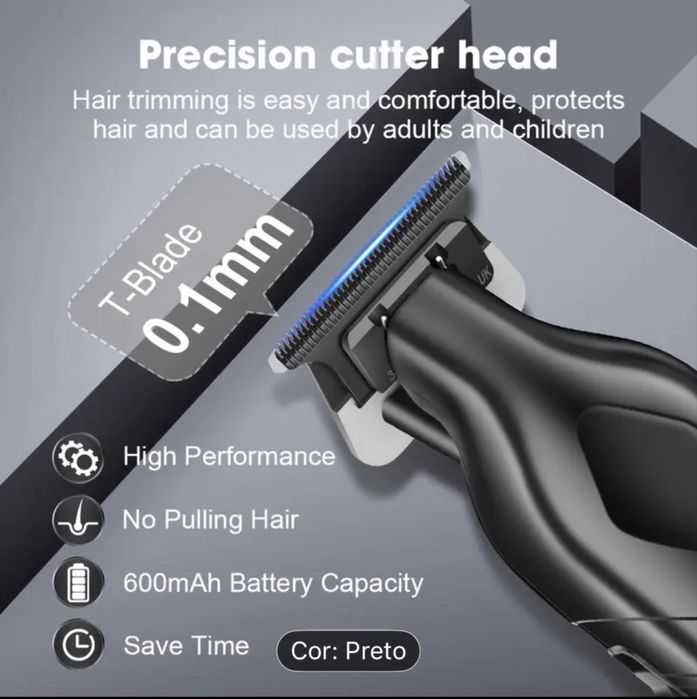 Acessorio de corte , aparar os pelos do corpo