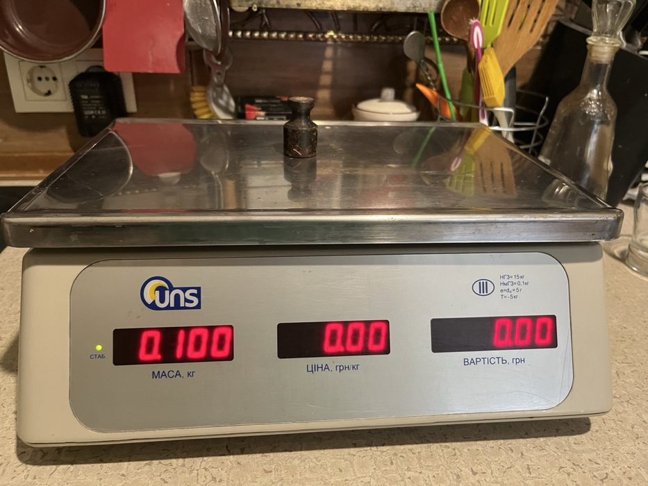 Торговые весы настольные