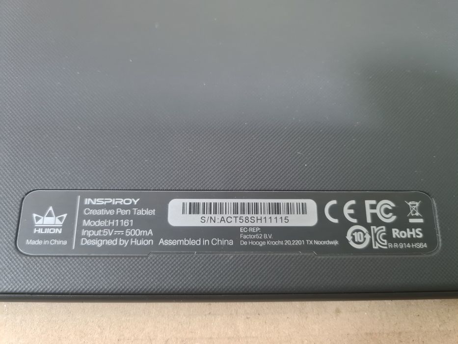 Графический планшет Huion H1161