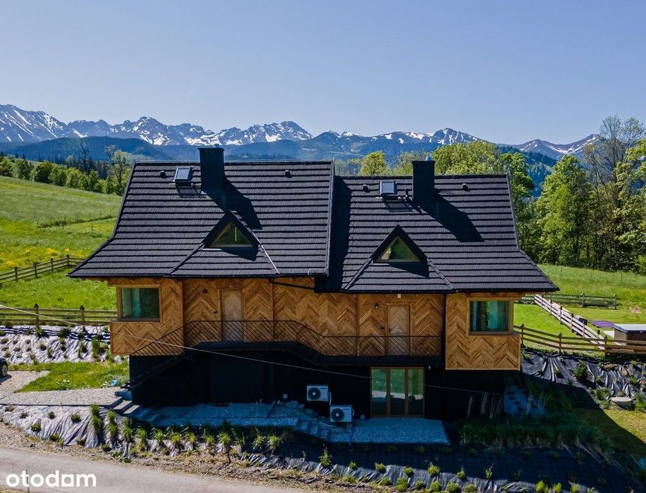 Nowoczesny dom z widokiem na panoramę Tatr