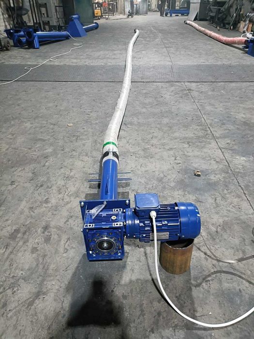 АКЦІЯГнучкий шнек для зерна, шнек безосевой, гибкий шнековый погрузчик