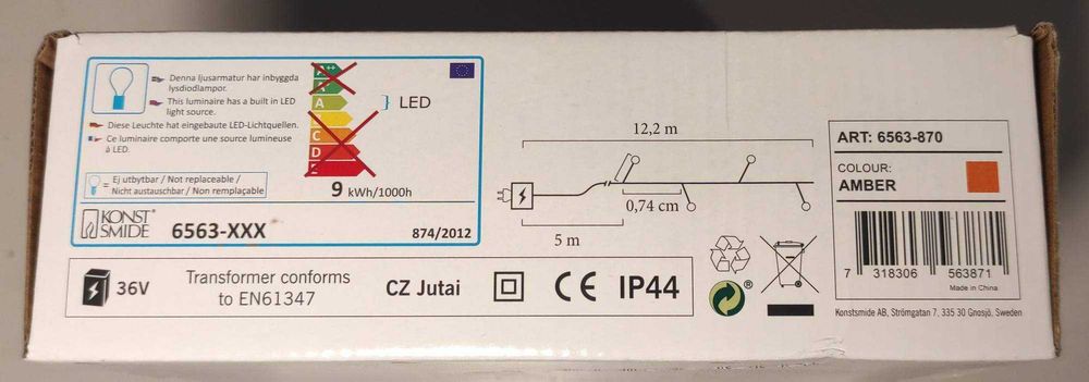 Łańcuch/girlanda lampki LED | oświetlenie bożonarodzeniowe | 960 diod