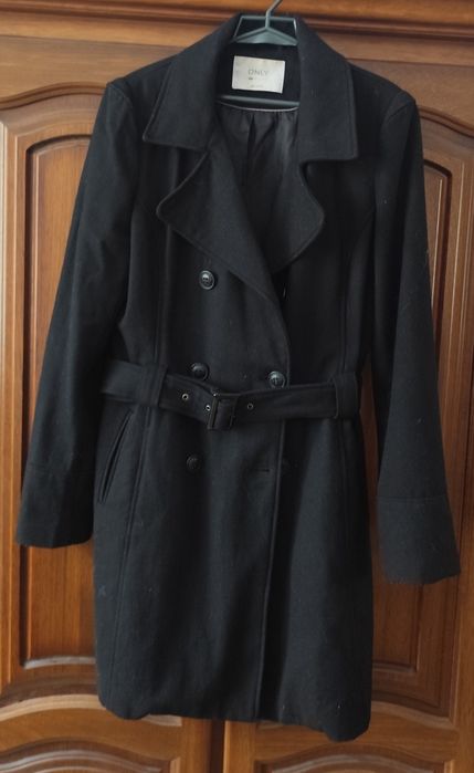 Płaszczyk damski Only XL wełniany ideał stylowy wiosenny jesienny