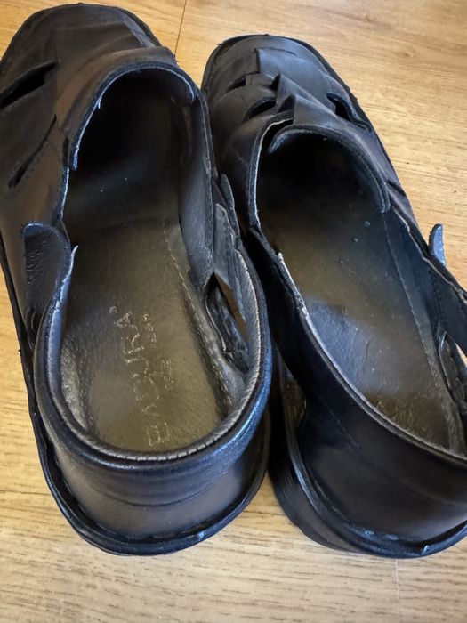 Skórzane buty męskie Badura r. 40