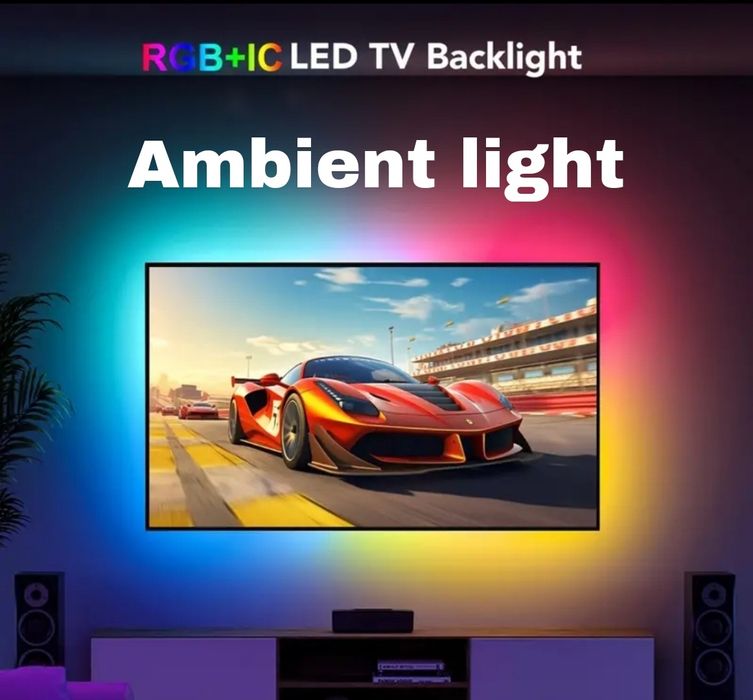 Taśma LED ws2812b 300 LED 5m Ambient light +sterownik TV