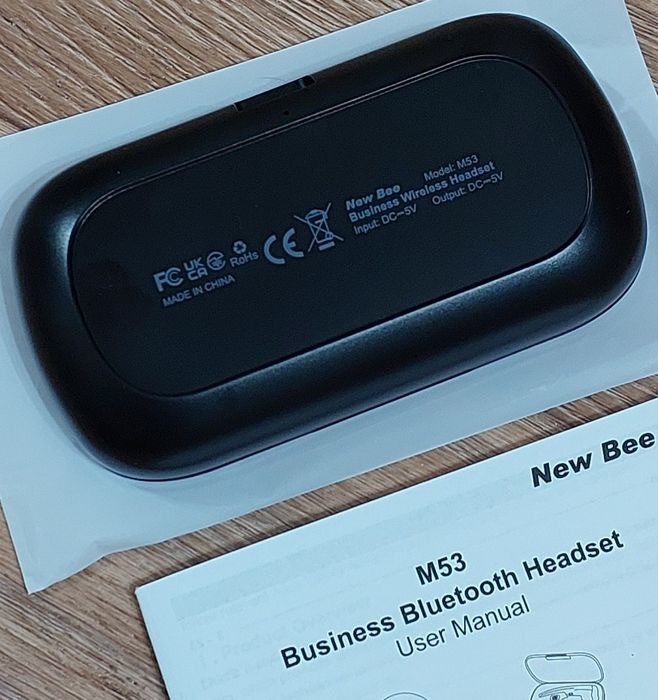 (НОВЫЙ) Русскоязычная версия Bluetooth гарнитура New Bee M53 / LC-B45